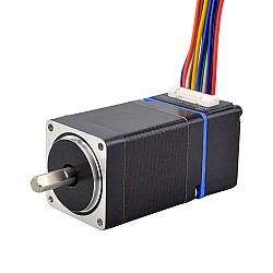 ESS シリーズ 7.4Ncm(10.48oz.in) Nema 11 統合 RS-485 ステッピング モーター 24VDC 5000CPR