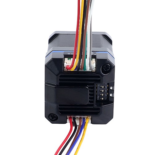 ESSシリーズ 0.48Nm(68.00oz.in) Nema17 統合型RS485クローズドループステッピングサーボモーター 24VDC 1000CPR - ESS17-RS04 | StepperOnline