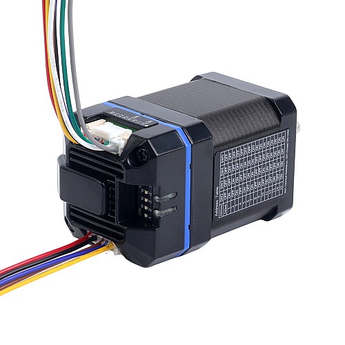 ESSシリーズ 0.48Nm(68.00oz.in) Nema17 統合型RS485クローズドループステッピングサーボモーター 24VDC 1000CPR - ESS17-RS04 | StepperOnline