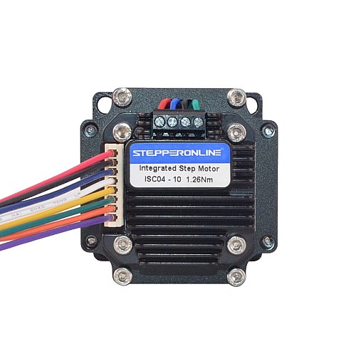 Nema23統合ステッピングモーター126Ncm(178.4oz.in)w/コントローラーISC0412-38VDC