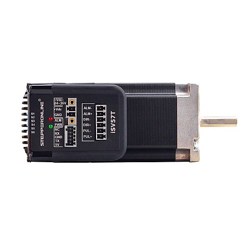 NEMA 23 Integrated Easy Servo Motor 130W 3000rpm 0.45Nm(63.73oz.in) 20-50VDC ブラシレス DC サーボ モーター - iSV57T-130 | StepperOnline NEMA 23 Integrated Easy Servo Motor 130W 3000rpm 0.45Nm(63.73oz.in) 20-50VDC ブラシレス DC サーボ モーター