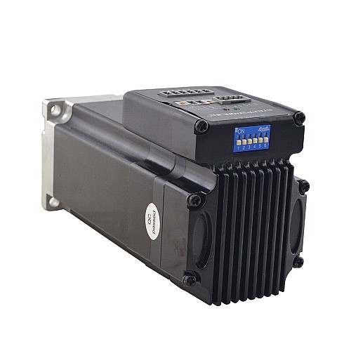 NEMA 23 の統合された容易なサーボ モーター 180W 3000rpm 00.6Nm(84.98oz.in) 20-50VDC サーボ モーター-短いシャフト - iSV57T-180S | StepperOnline NEMA 23 の統合された容易なサーボ モーター 180w 3000rpm 0.6Nm (84.98oz.in) 20-50VDC サーボ モーター-短いシャフト