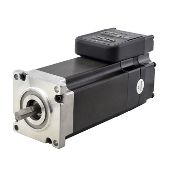NEMA 23 の統合された容易なサーボ モーター 180W 3000rpm 00.6Nm(84.98oz.in） 20-50VDC サーボ モーター-短いシャフト