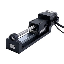 Nema 17 ステッピングモーター ボールねじ リニアアクチュエーター 1.5A ストローク80mm 0.25Nm(35.40oz-in) リード2mm(0.0787インチ) センサー付き