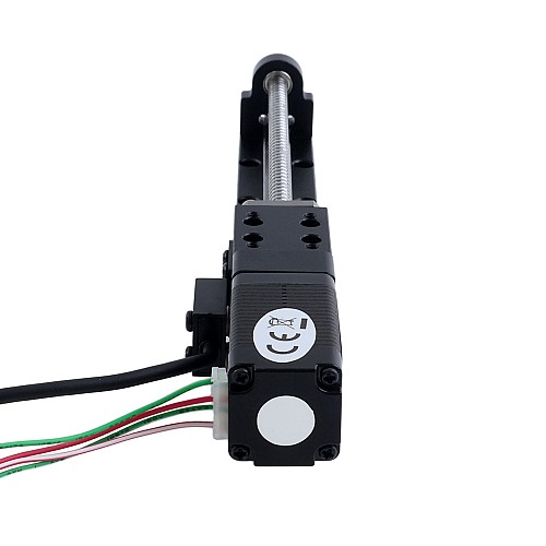 Nema 8 ステッピングモーター ボールねじ リニアアクチュエーター 0.5A ストローク90mm 0.02Nm(2.83oz.in) リード2mm(0.07874) センサー付き - LMD8S15BAA05-090 | StepperOnline