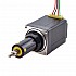 NEMA 11 キャプティブ Acme リニアステッピングモーター 1.0A 46mm 身長 スクリューリード 2.54mm(0.1") トラベル 25.4mm