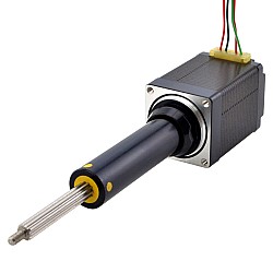 NEMA 11 キャプティブ Acme リニアステッピングモーター 1.0A 46mm 身長 スクリューリード 5.08mm(0.2") トラベル 50.8mm