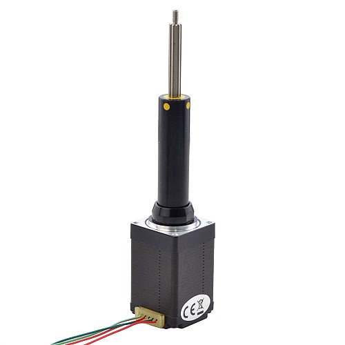 NEMA 11 キャプティブ Acme リニアステッピングモーター 1.0A 46mm 身長 スクリューリード 5.08mm(0.2) トラベル 50.8mm NEMA 11 キャプティブ Acme リニアステッピングモーター 1.0A 46mm 身長 スクリューリード 5.08mm(0.2) トラベル 50.8mm