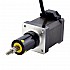 NEMA 14 キャプティブ Acme リニアステッピングモーター 1.5A 47mm 身長 スクリューリード 2.54mm(0.1") トラベル 25.4mm