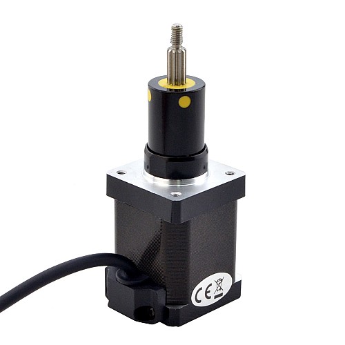 NEMA 14 キャプティブ Acme リニアステッピングモーター 1.5A 47mm 身長 スクリューリード 2.54mm(0.1) トラベル 25.4mm