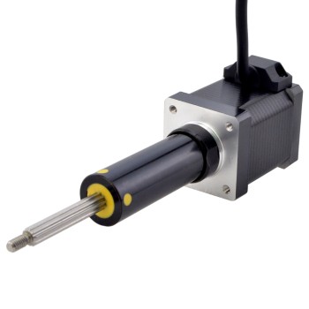 NEMA 14 キャプティブ Acme リニアステッピングモーター 1.5A 47mm 身長 スクリューリード 6.35mm(0.25") トラベル 50.8mm