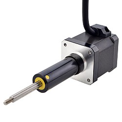 NEMA 17 キャプティブ Acme リニアステッピングモーター 2.5A 48mm 身長 スクリューリード 6.35mm(0.25") トラベル 50.8mm