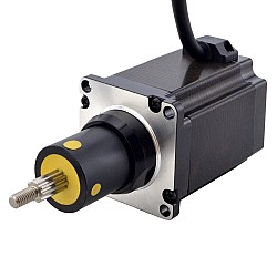 NEMA 23 キャプティブ Acme リニアステッピングモーター 4.0A 75mm 身長 スクリューリード 2.54mm(0.1") トラベル 31.8mm