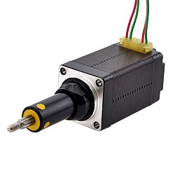 NEMA 8 キャプティブ Acme リニアステッピングモーター 0.5A 38.2mm 身長 スクリューリード 2mm(0.07874") トラベル 19.1mm