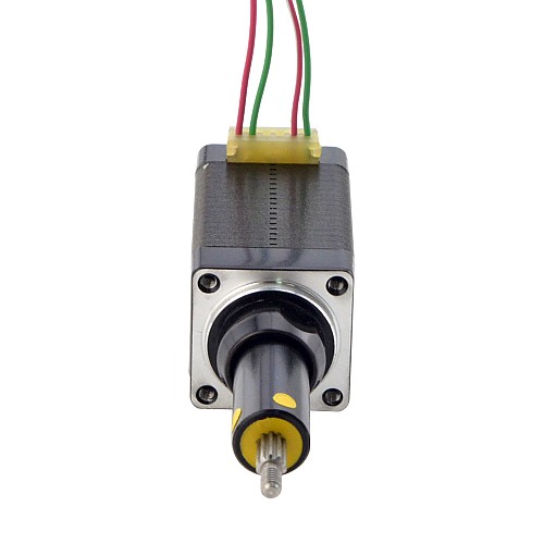 NEMA 8 キャプティブ Acme リニアステッピングモーター 0.5A 38.2mm 身長 スクリューリード 2mm(0.07874") トラベル 19.1mm - 8C15S0504AC5-019RS | StepperOnline