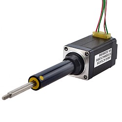 NEMA 8 キャプティブ Acme リニアステッピングモーター 0.5A 38.2mm 身長 スクリューリード 2mm(0.07874") トラベル 38.1mm