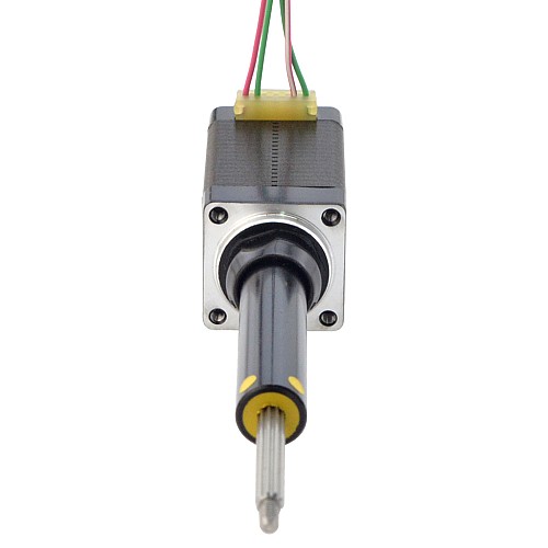 NEMA 8 キャプティブ Acme リニアステッピングモーター 0.5A 38.2mm 身長 スクリューリード 2mm(0.07874") トラベル 38.1mm - 8C15S0504AC5-038RS | StepperOnline