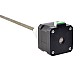 Nema 17 外部 34mm スタック 0.4A リード 2mm(0.07874) 長さ 200mm
