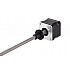 Nema 17 外部 34mm スタック 0.40A リード 8mm(0.31496") 長さ 200mm