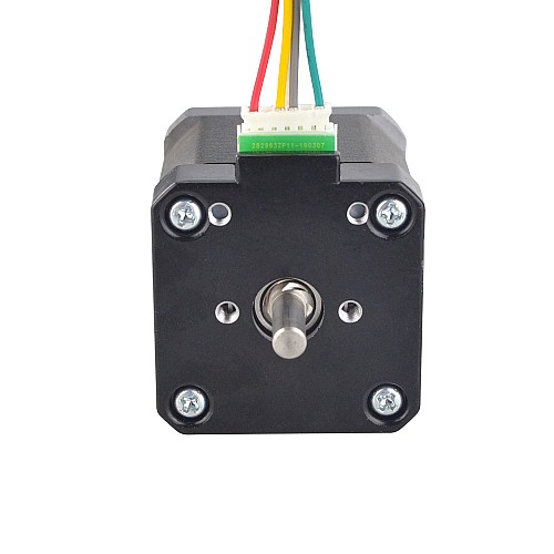 Nema17デュアルシャフト外部48mmスタック1.68Aリード8mm(0.31496)長さ200mmリアシャフト長さ13mm