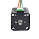Nema17デュアルシャフト外部48mmスタック1.68Aリード8mm(0.31496)長さ200mmリアシャフト長さ13mm