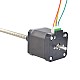 Nema17デュアルシャフト外部48mmスタック1.68Aリード8mm(0.31496)長さ200mmリアシャフト長さ13mm