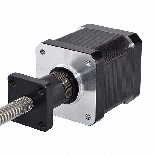 バックラッシュ防止ネジナットNema17外部48mmスタック1.68Aリード2mm(0.07874")長さ330mm - 17E19S1684AB4-330RA | StepperOnline バックラッシュ防止ネジナットNema17外部48mmスタック1.68Aリード2mm(0.07874")長さ330mm - 17E19S1684AB4-330RA | StepperOnline