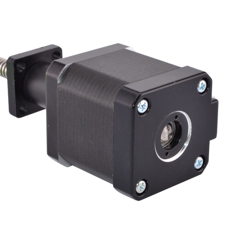 バックラッシュ防止ネジナットNema17外部48mmスタック1.68Aリード2mm(0.07874")長さ330mm - 17E19S1684AB4-330RA | StepperOnline バックラッシュ防止ネジナットNema17外部48mmスタック1.68Aリード2mm(0.07874")長さ330mm - 17E19S1684AB4-330RA | StepperOnline