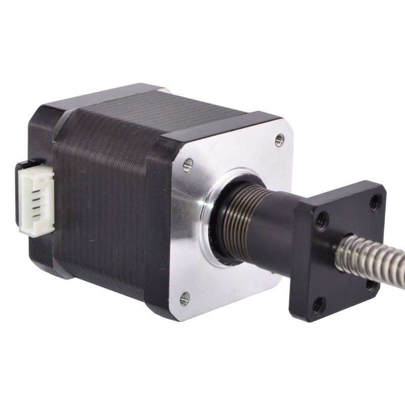 バックラッシュ防止ネジナットNema17外部48mmスタック1.68Aリード2mm(0.07874")長さ330mm - 17E19S1684AB4-330RA | StepperOnline バックラッシュ防止ネジナットNema17外部48mmスタック1.68Aリード2mm(0.07874")長さ330mm - 17E19S1684AB4-330RA | StepperOnline