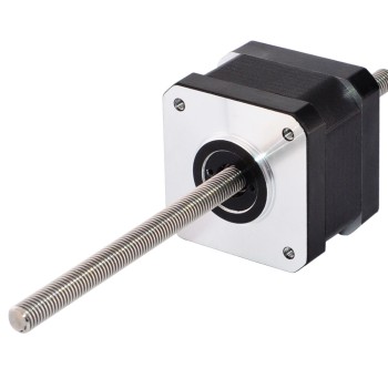 Nema 17 非キャプティブ 34mm スタック 0.4A リード 2mm(0.07874") 長さ 100mm