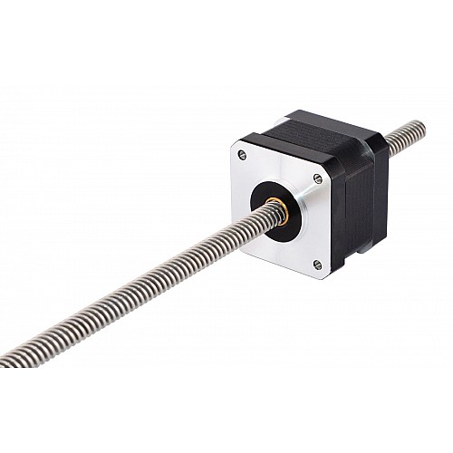 Nema 17 非キャプティブ 26Ncm(36.81oz.in) 34mm スタック 0.4A リード 8mm(0.31496) 長さ 320mm