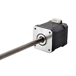 Nema 17 非キャプティブ 44Ncm (62.31oz.in) 48mm スタック 1.68A リード 8mm(0.31496") 長さ 200mm