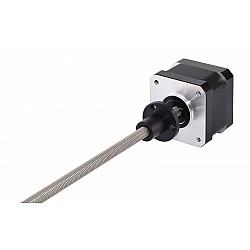 Nema 17 外部 34mm スタック26Ncm(36.82oz.in)  0.4A リード 2mm(0.07874") 長さ 150mm