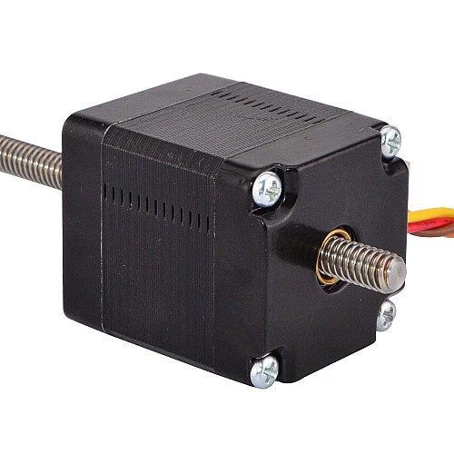 Nema 11 非キャプティブ 34mm スタック 0.75A リード 2mm(0.07874") 長さ 100mm - 11N13S0754AA2-100RS | StepperOnline