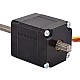 Nema 11 非キャプティブ 34mm スタック 0.75A リード 2mm(0.07874") 長さ 100mm - 11N13S0754AA2-100RS | StepperOnline