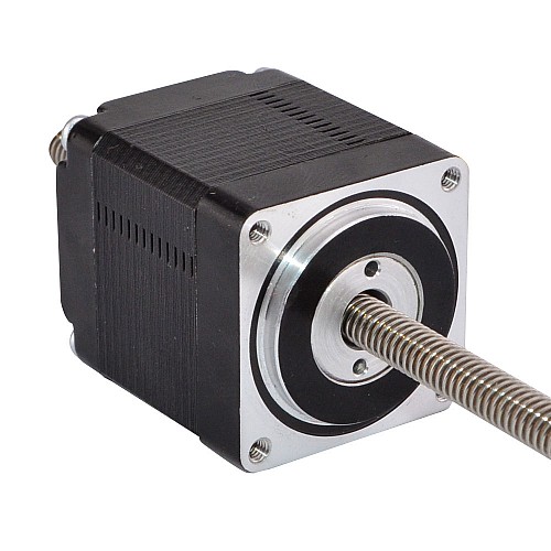 Nema 11 非キャプティブ 34mm スタック 0.75A リード 2mm(0.07874") 長さ 100mm - 11N13S0754AA2-100RS | StepperOnline