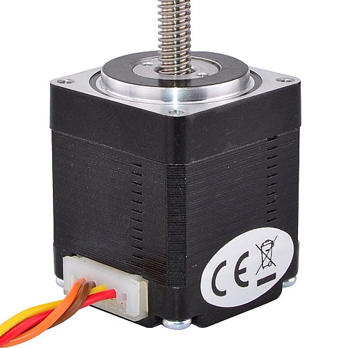 Nema 11 非キャプティブ 34mm スタック 0.75A リード 2mm(0.07874") 長さ 100mm - 11N13S0754AA2-100RS | StepperOnline