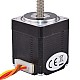 Nema 11 非キャプティブ 34mm スタック 0.75A リード 2mm(0.07874") 長さ 100mm - 11N13S0754AA2-100RS | StepperOnline