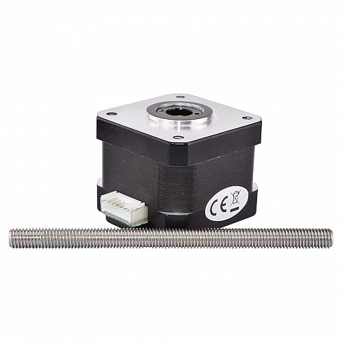 Nema 17 非キャプティブ 34mm スタック 0.4A リード 2mm(0.07874) 長さ 100mm