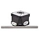 Nema 17 非キャプティブ 34mm スタック 0.4A リード 2mm(0.07874) 長さ 100mm