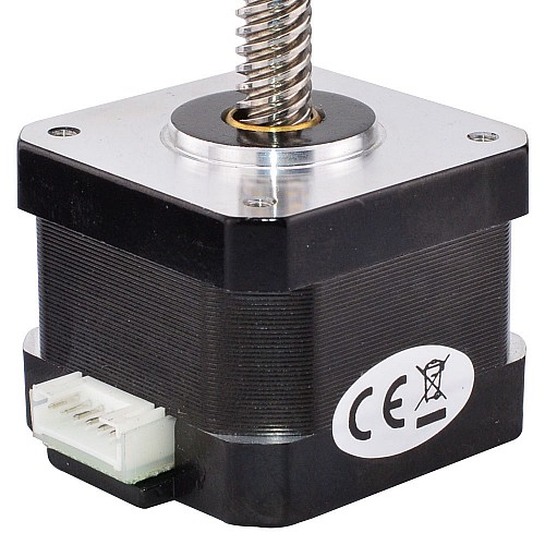 Nema 17 非キャプティブ 26Ncm(36.81oz.in) 34mm スタック 0.4A リード 8mm(0.31496) 長さ 320mm