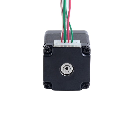 NEMA 11 外部アクメ台形ねじリニアステッピングモーター 0.42A 32mm スタック、リードねじピッチ 1.27mm(0.05インチ)、ねじ長さ 150mm - 11E13S0424FD4-150RS | StepperOnline