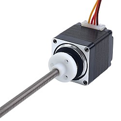 Nema 11 外部 34mm スタック 0.75A リード 0.635mm(0.025") 長さ 100mm