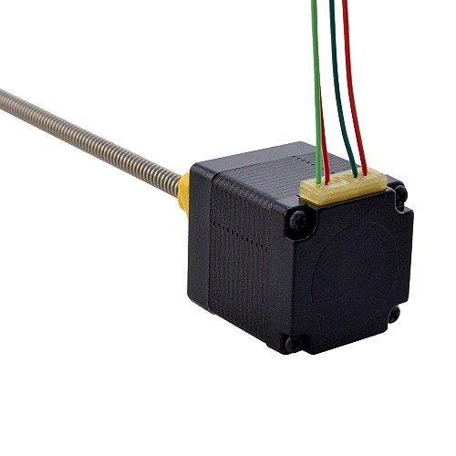 NEMA 11 外部 Acme リニア ステッピング モーター 1.0A 32.2mm スタック スクリュー リード 1.27mm(0.05) リード長 150mm NEMA 11 外部 Acme リニア ステッピング モーター 1.0A 32.2mm スタック スクリュー リード 1.27mm(0.05) リード長 150mm