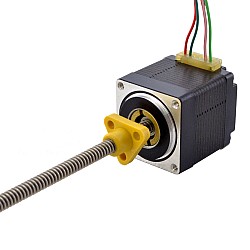 NEMA 11 外部 Acme リニア ステッピング モーター 1.0A 32.2mm スタック スクリュー リード 1.27mm(0.05") リード長 150mm
