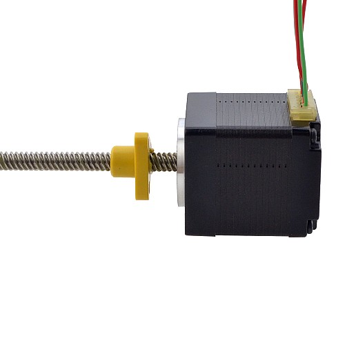 NEMA 11 外部 Acme リニア ステッピング モーター 1.0A 32.2mm スタック スクリュー リード 5.08mm(0.2) リード長 150mm NEMA 11 外部 Acme リニア ステッピング モーター 1.0A 32.2mm スタック スクリュー リード 5.08mm(0.2) リード長 150mm