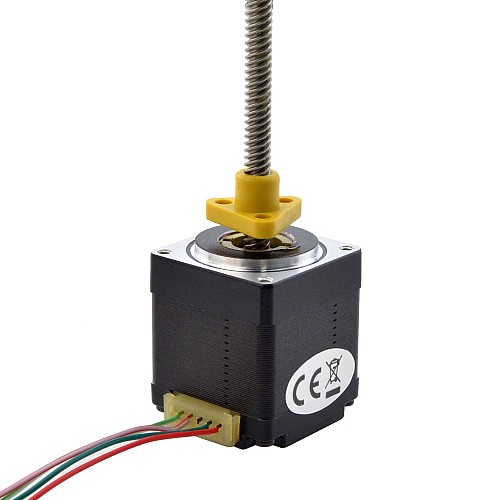 NEMA 11 外部 Acme リニア ステッピング モーター 1.0A 32.2mm スタック スクリュー リード 5.08mm(0.2) リード長 150mm NEMA 11 外部 Acme リニア ステッピング モーター 1.0A 32.2mm スタック スクリュー リード 5.08mm(0.2) リード長 150mm