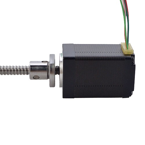 NEMA 11 外付けボールねじ リニアステッピングモータ 1.0A 46mm スタックスクリューリード 2mm(0.07874) リード長 150mm