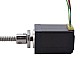 NEMA 11 外付けボールねじ リニアステッピングモータ 1.0A 46mm スタックスクリューリード 2mm(0.07874) リード長 150mm