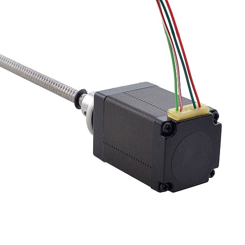 NEMA 11 外付けボールねじ リニアステッピングモータ 1.0A 46mm スタックスクリューリード 2mm(0.07874) リード長 150mm